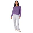 thumbnail image 3 of Hanes Womens ComfortSoft EcoSmart Crewneck Sweatshirt, 2XL, 3 of 4