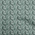 thumbnail image 1 of oneOone Rayon Teal Green Fabric Floral Craft Projects Decor Fabric Printed By The Yard 56 Inch Wide, 1 of 4