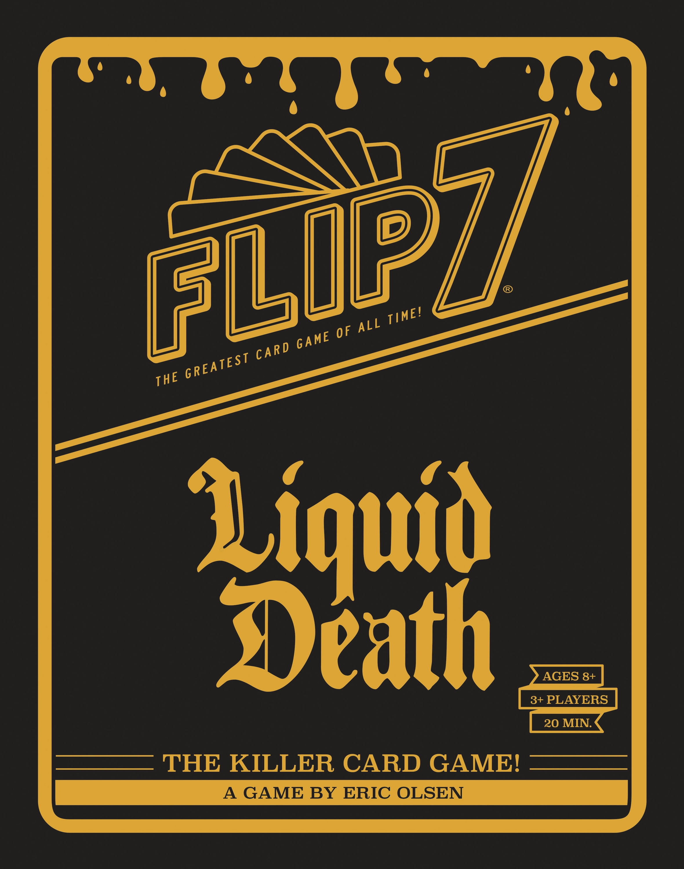 USAopoly Flip 7: Liquid Death Edition jeu de cartes