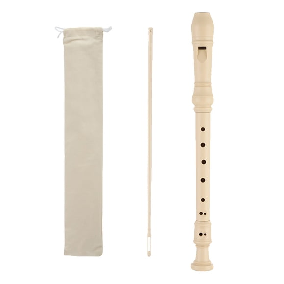 Blockflöte Soprano Recorder Instrument with Storage Bag, Baroque Fingering C Key German-style Plastic Recorder, Recorder Instrument for Adults Beginners