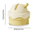 thumbnail image 3 of XYAIYT Multi Functional Knife Sharpener with 3 Stage Manual Sharpening for Kitchen Knives Scissors Hunting Tools Ergonomic Handle Non Slip Base Portable Design for Home Outdoor Use(Yellow), 3 of 6