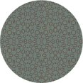 thumbnail image 1 of Ahgly Company Machine Washable Indoor Round Transitional Purple Area Rugs, 3' Round, 1 of 7