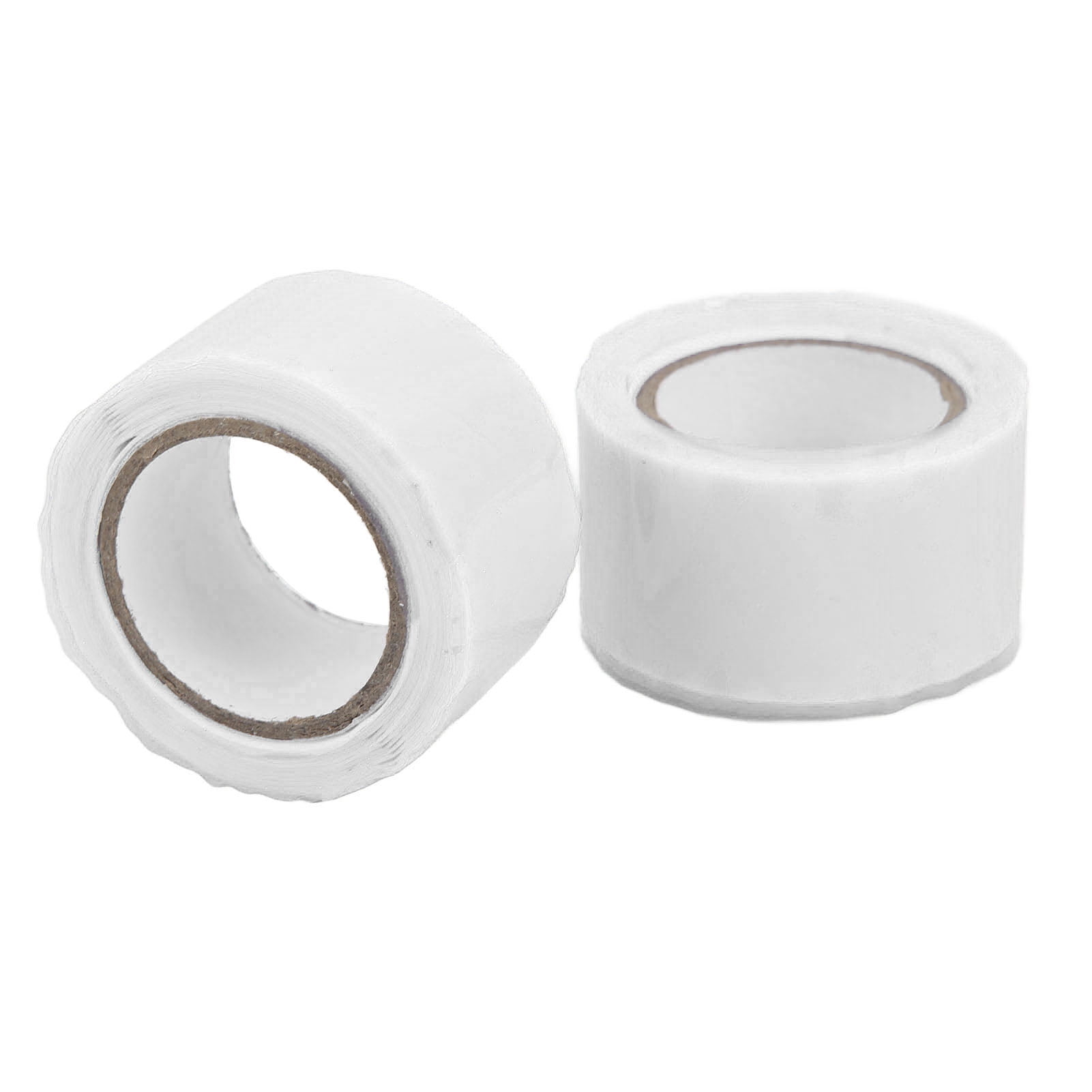 2 Pcs Rubans en Silicone Auto-Fusibles Isolants Étanches Ruban Adhésif pour Réparation de Tuyau d'Eau Blanc