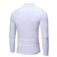 thumbnail image 2 of Men‘s Autumn Winter Pure Color Turtleneck Long Sleeve T-shirt Top Blouse, 2 of 3