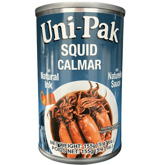 Uni-Pak SQUID in Natural Ink, 155g, Contains: Squid (Mollusc) and Soy Sauce