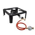 thumbnail image 2 of Outdoor Cast Iron Camping Stove Propane Gas Burner With Pressure Reducing Valve Cooking Accessories, 2 of 9
