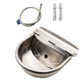 thumbnail image 3 of Automatic Horse Drinking Water Bowl, with Adjustable Float Valve Stainless Steel No Hole with Pipe, 3 of 9