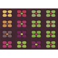 thumbnail image 1 of Ahgly Company Tapis Rectangulaire Lavable en Machine Intérieur Transitionnel Marron, 2 Pieds x 3 Pieds, 1 of 7