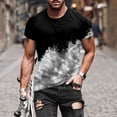 thumbnail image 2 of LUOGENLI T-shirts pour Hommes Impression Numérique 3D Col Rond Manches Courtes Pull T-shirts Graphiques Pêche Saint-Patrick Bleu TTTG, 2 of 4