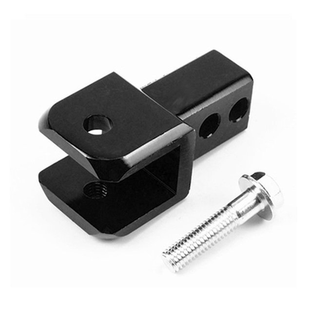 Ruiboury Shock Absorber Heightening Aluminum Alloy Motor Parts Fine Workmanship Exclusive Sturdy Motorcycle Accessory Engine Man Black