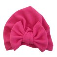 thumbnail image 1 of 0-6 Month Baby Cute Unisex Hat Solid Elastic Big Bow Design Hat, 1 of 9