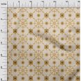 thumbnail image 3 of oneOone Polyester Spandex Brown Fabric Geometric Craft Projects Decor Fabric Printed By The Yard 56 Inch Wide, 3 of 4