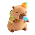 thumbnail image 3 of Milaget Capybara Stuffed Toy with Pullable Snot Bubbles Capybara Toy for Gifts Turtle Shell D, 3 of 9