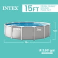 thumbnail image 2 of Ensemble de piscine premium Intex 15 ft x 42 in Prism Frame, 2 of 5