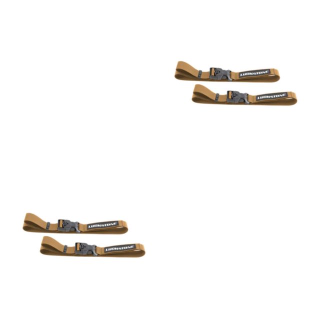 QualitChoice 1/2/3/5 2X Attaché Ceinture Ensemble Bagages Cils Sangle Cargo Cravate Stockage Randonnée Camping Boucle Valise de Voyage Réglable Durable Kaki/l 2PCS