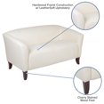 thumbnail image 2 of HERCULES Imperial Series White Leather Loveseat, 2 of 9