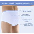 thumbnail image 4 of Wearever Men's Incontinence Underwear Washable Bladder Control Briefs, 3-Pack, 4 of 10
