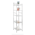 thumbnail image 1 of Era Lianna 5 Tier Storage Tower, Organizer Storage Unit, Chrome, 1 of 4