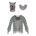 thumbnail image 3 of Werewolf Costume d'Enfant Gris - Très Grand, 3 of 5