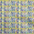 thumbnail image 1 of oneOone Georgette Viscose Lime Green Fabric African Sewing Craft Projects Fabric Prints by Yard 42 Inch Wide, 1 of 4