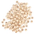 thumbnail image 2 of 5 Pack Wooden Beads Natural Round Loose Rustic Country DIY Hand Made Jewelry Making Materials(Natural Color 16mm40pcs), 2 of 8