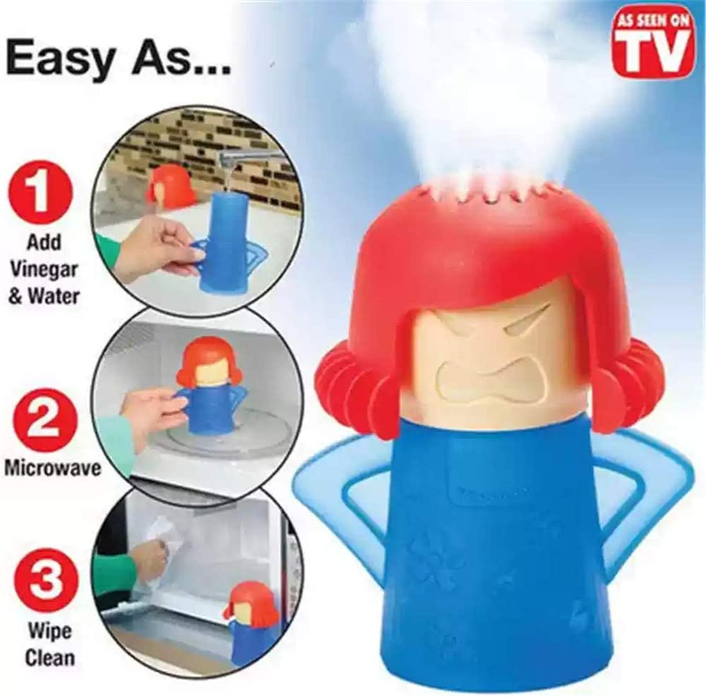 Pour micro-ondes et four à micro-ondes à haute température nettoyeur vapeur nettoie et désinfecte avec du vinaigre et de l'eau pour la maison ou le bureau cuisine