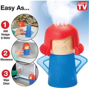 Pour micro-ondes et quatre à micro-onde à haute température nettoyeur vapeur nettoie et désinfecte avec du vinaigre et de l'eau pour la maison ou le bureau cuisine
