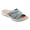 Blue, variant on Casual Wedge Sandals for Women Comfortable Clip Toe Summer Beach Sandals Fashion Ladies Bohemia Platform Dress Shoes