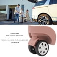thumbnail image 3 of Wheel Replacement, ABS Rubber Travel Luggage Universal Wheel Suitcase Wheel Replacement for Warehouse Store School Hospital, 3 of 7