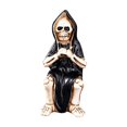 thumbnail image 1 of Décorations d'Halloween Petites Tête de Squelette et Figurines Effrayantes en Résine Réanimées pour, 1 of 1