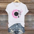 thumbnail image 1 of Blouses pour Femmes, Mode pour Femmes Blouse à Manches Courtes Imprimée, T-Shirt à Col Rond Amusant, 1 of 4