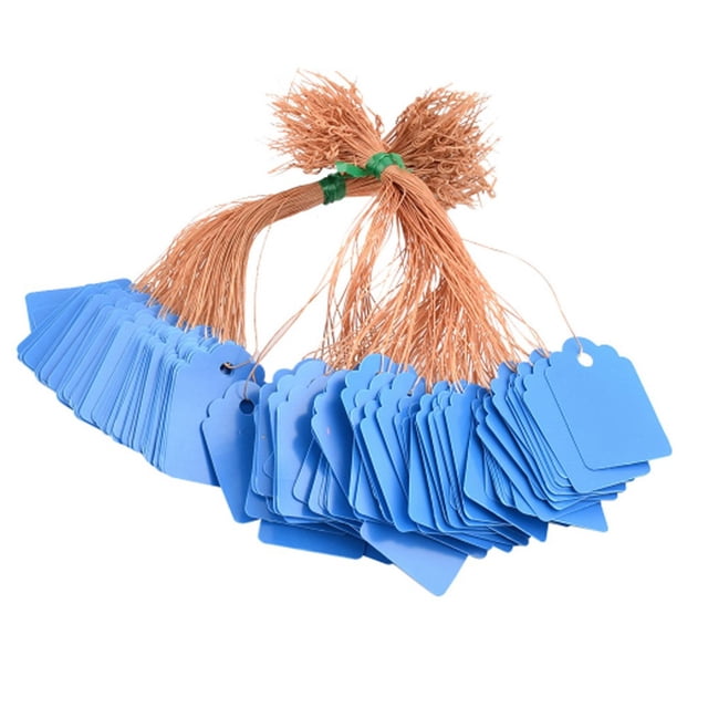 Durable Waterproof Plastic Hanging Tags for Gardening Plant Set Of 100 Blue