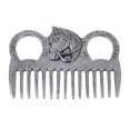thumbnail image 2 of koolsoo 3-11 Pack Currycomb Stainless Steel Polished Horse Grooming Comb Tools 5 Pcs, 2 of 8
