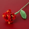 thumbnail image 2 of Birdeem Handmades Bouquet-Small Fresh Simulation Flower Office Garden Decoration Knit Flowers, 2 of 12