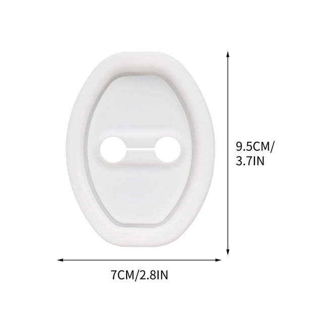 PRETXORVE Door Protective Cover Door Lock Buckle Protective Cover for Door Locks Absorber Cushion Thickened Sticker Compre