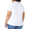 thumbnail image 2 of Lee Riders Women's Plus Short Sleeve Knit Polo, 2 of 3
