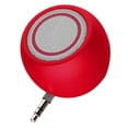 thumbnail image 3 of Milaget Mini Haut-Parleur Prise 3,5 mm AUX Lecteur Audio de Musique pour Téléphone Portable Rouge, 3 of 9