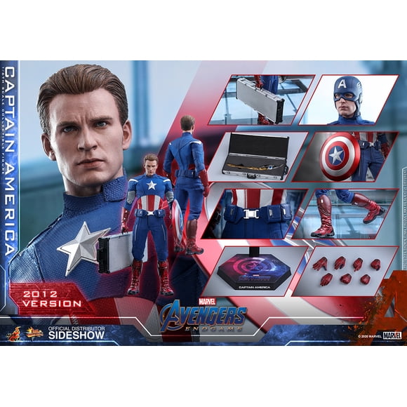 Avengers Endgame Figurine Articulée de 12 Pouces 1/6 Scale Series - Captain America (Version 2012) Hot Toys 904929