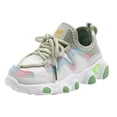 thumbnail image 1 of B91xZ Garçons Filles Espadrilles pour Bébé à Enfiler Chaussures de Course Athlétiques, Vert 6, 1 of 5