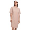 thumbnail image 3 of Build Your Brand Womens Organic Split Hem Oversized T-Shirt Dress, 3 of 4