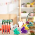 thumbnail image 2 of TIMIFIS Storage Rack, 2.95 Inch Easter Carrot Hanging Ornaments Artificial Easter Foam Glitter Carrots 10Pcs Easter Decorations for Home, 2 of 4