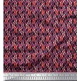thumbnail image 1 of Soimoi Cotton Poplin Fabric Leaves Small Decor Fabric Printed Yard 56 Inch Wide, 1 of 3