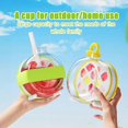 thumbnail image 3 of Ice Cube Maker Bottle, 2 In 1 Ice Cube Maker Bottle With Straw, Space-Saving With Press-To-Release Lid For Summer Drinks, Home & Office, 3 of 7