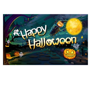 RKSTN Décorations d'Automne pour la Maison Bannière de Décoration d'Halloween Fond de Fête Fond d'Halloween Décorations