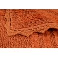 thumbnail image 4 of Royal Blaze Crochet Reversible Bath Mat Runner 100% Cotton Bathroom Rug Runner, Medium Plus Rectangular 24×36 Rust, 4 of 7