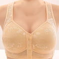 thumbnail image 2 of Women's Front Button Up With A Non Underwire Plus Size Vest Push Up Bra, 2 of 4