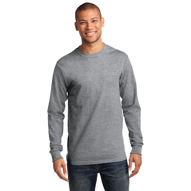 Port & Company T-Shirt de Base Essentiel à Manches Longues pour Hommes PC61LS