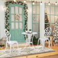 thumbnail image 2 of Outsunny Ensemble Bistro de Patio 3 Pcs pour Balcon, Blanc, 2 of 10