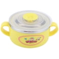 thumbnail image 2 of Children Bowl, Baby Bowl, Kitchen Utensils Rice Feeding Bowl With Lid Double-Layer Heat Insulation For Home Pink,Yellow, 2 of 8