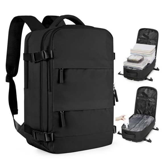 coofay Sac à Dos Aspirateur Voyage avec Pompe Sac à Dos de Voyage avec Système d'Aspiration Mochila de Viaje Compresion al Vacio Easyvacpack Sac à Dos Gonflable